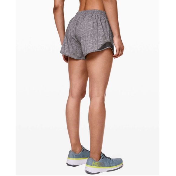 Lululemon Hotty Hot Short II *Long 4" Heather Lux Multi Black /Heathered Black - Picture 15 of 15